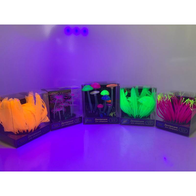 ᐉ настоящий светящийся аквариум gloxy glow set: с растениями и декорациями! - zoogradspb.ru