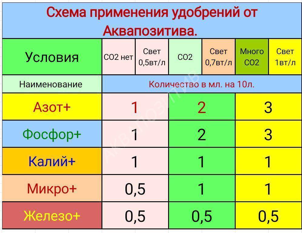 Удобрения для аквариумных растений: виды подкормок, как вносить